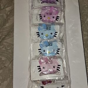 Hello Kitty Hair Claw Clips  White - Pink, Blue, Purple  YOU PICK 1 !